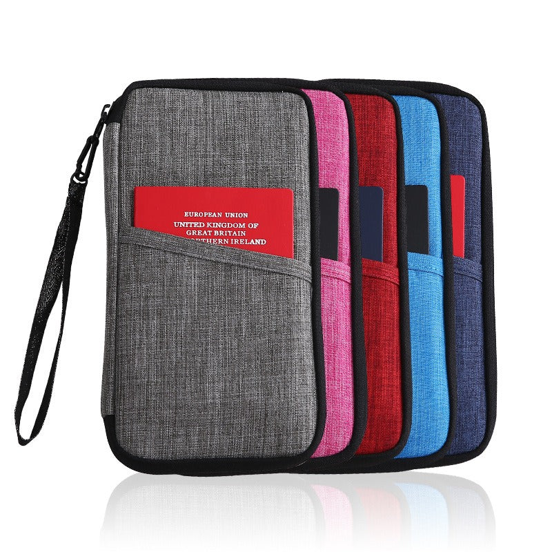 Travel Passport Purse Multifunction Waterproof Credit Card Storage Organizer Portable Walletpassport travel wallet, credit card organizer, waterproof passport purse, portable travel accessories, multifunction storage bag