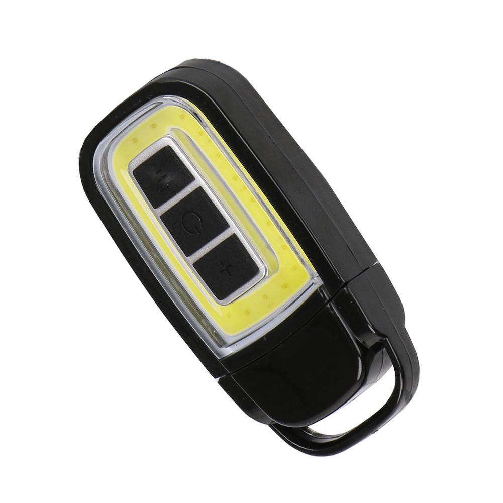 Mini USB Rechargeable LED Flashlight COB Torch with Red Lighting