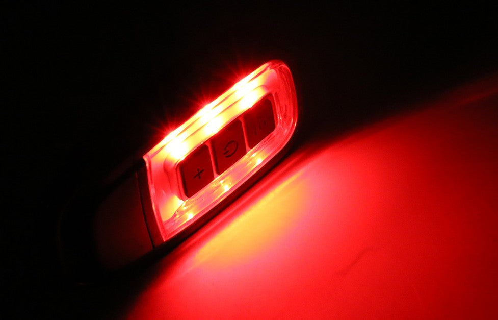 Mini USB Rechargeable LED Flashlight COB Torch with Red Lighting