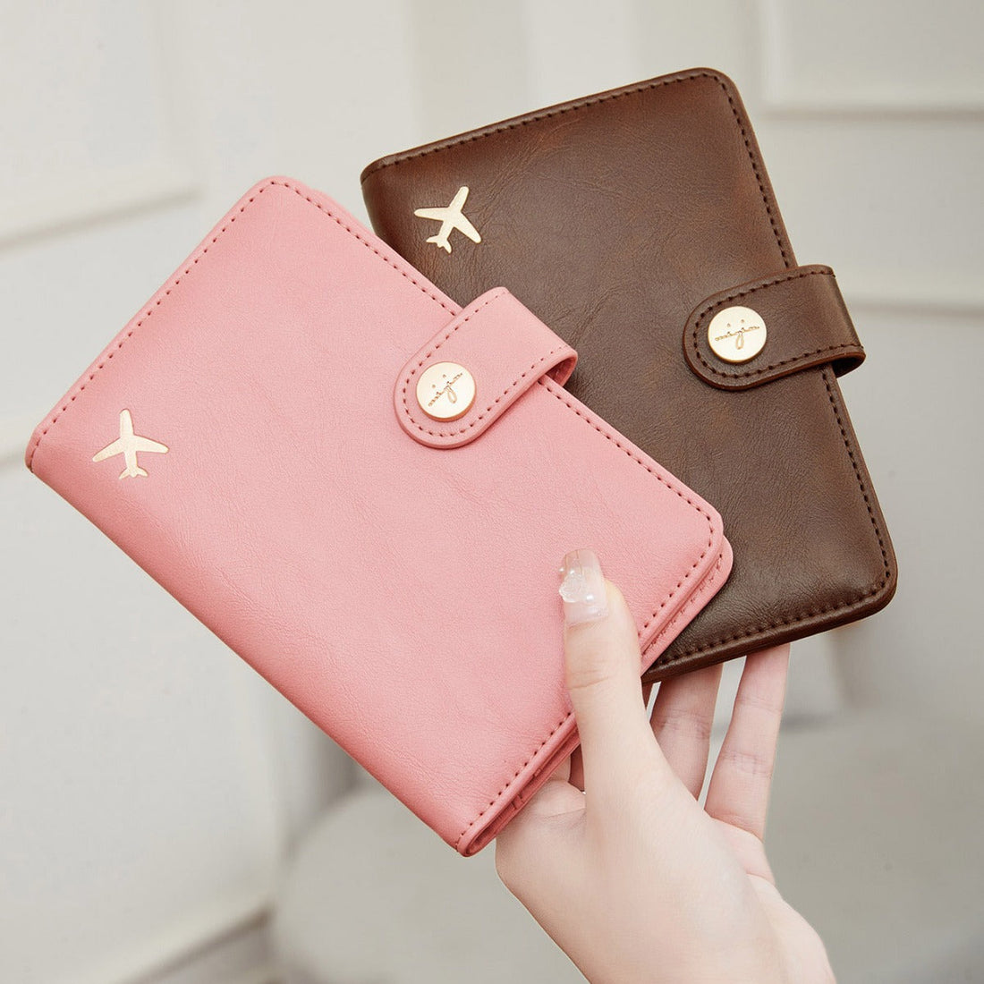 Portable Multifunctional Passport Holder Fashion Document Storage Protective Travel Cover Case