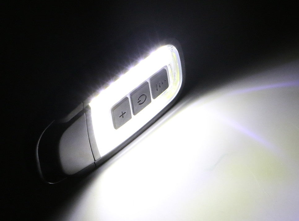 Mini USB Rechargeable LED Flashlight COB Torch with Red Lighting