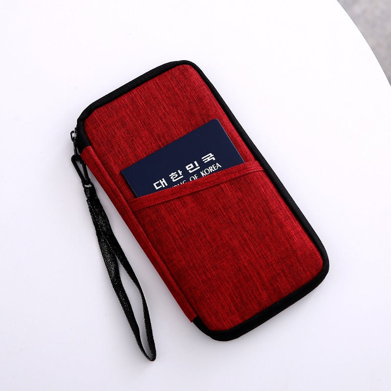 Travel Passport Purse Multifunction Waterproof Credit Card Storage Organizer Portable Walletpassport travel wallet, credit card organizer, waterproof passport purse, portable travel accessories, multifunction storage bag