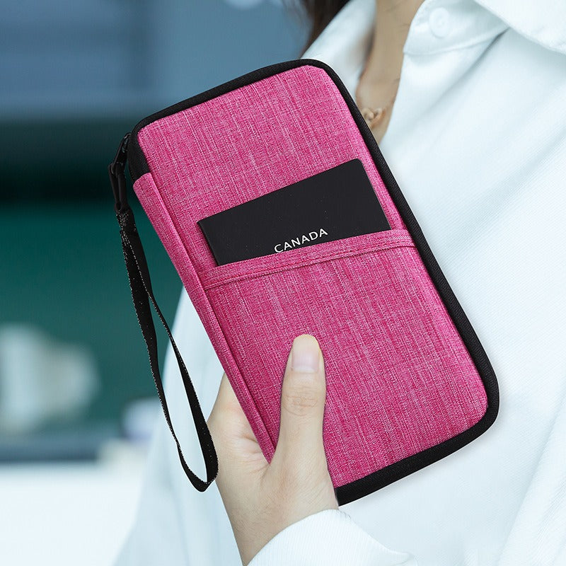 Travel Passport Purse Multifunction Waterproof Credit Card Storage Organizer Portable Walletpassport travel wallet, credit card organizer, waterproof passport purse, portable travel accessories, multifunction storage bag
