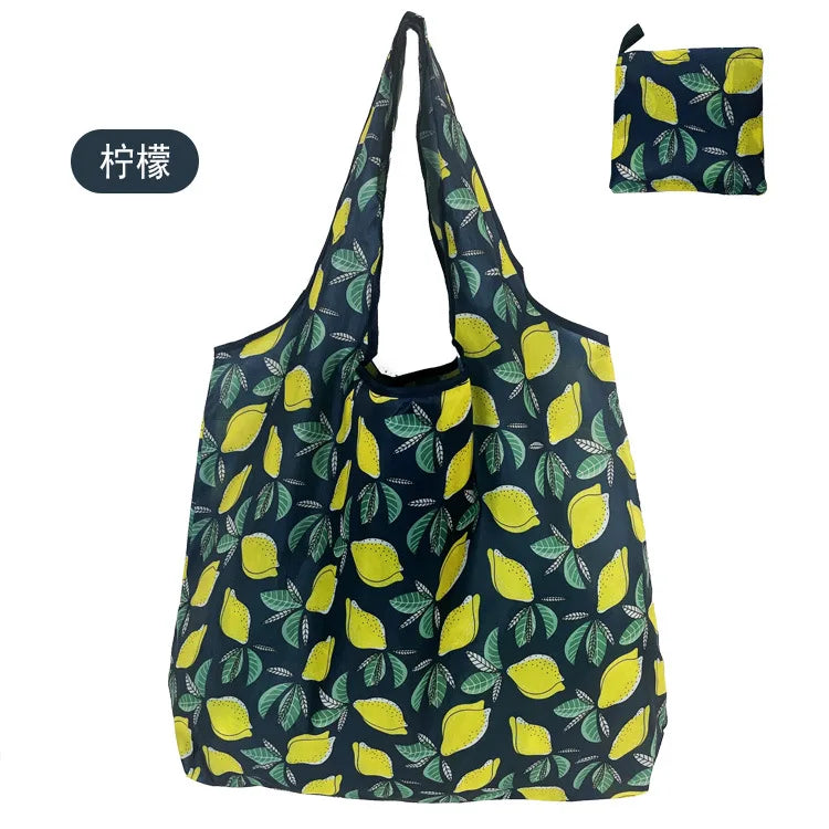 Big Eco Friendly Folding Shopping Bag Reusable Portable Travel Tote Handbag