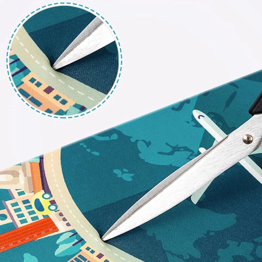 Washable Stretch Luggage Cover Geometric Print Suitcase Protector Travel Accessory Case