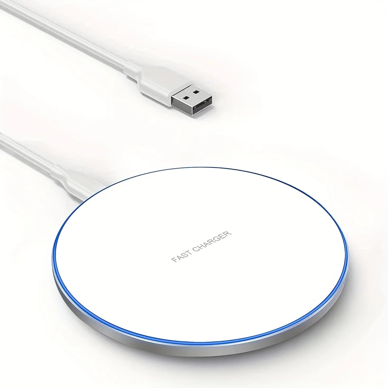 30W Wireless Charger Pad Fast Qi Charging Dock for Smartphones Devices