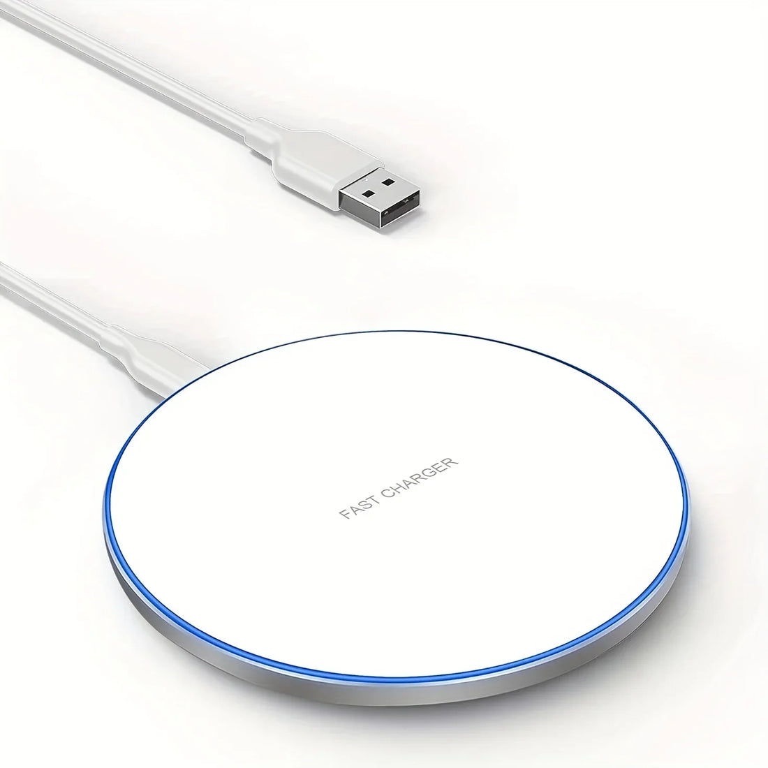 30W Wireless Charger Pad Fast Qi Charging Dock for Smartphones Devices