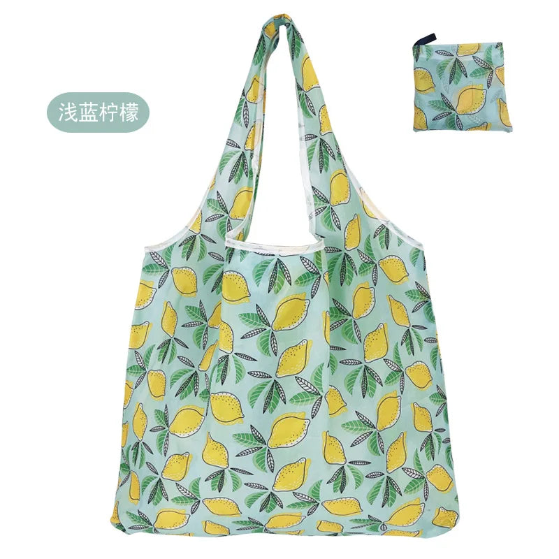 Big Eco Friendly Folding Shopping Bag Reusable Portable Travel Tote Handbag