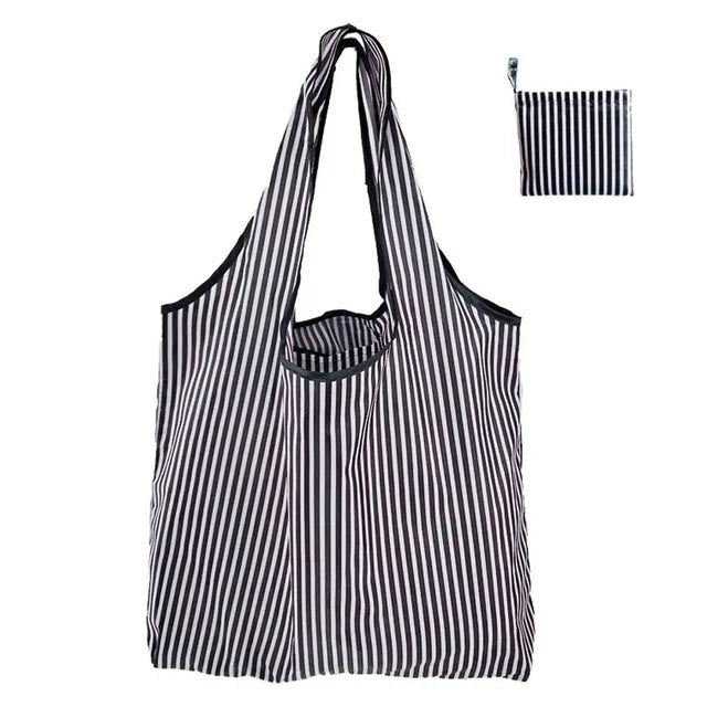 Big Eco Friendly Folding Shopping Bag Reusable Portable Travel Tote Handbag