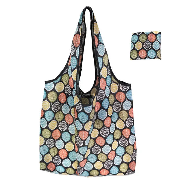 Big Eco Friendly Folding Shopping Bag Reusable Portable Travel Tote Handbag