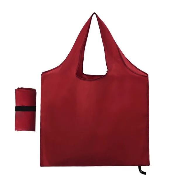 Big Eco Friendly Folding Shopping Bag Reusable Portable Travel Tote Handbag