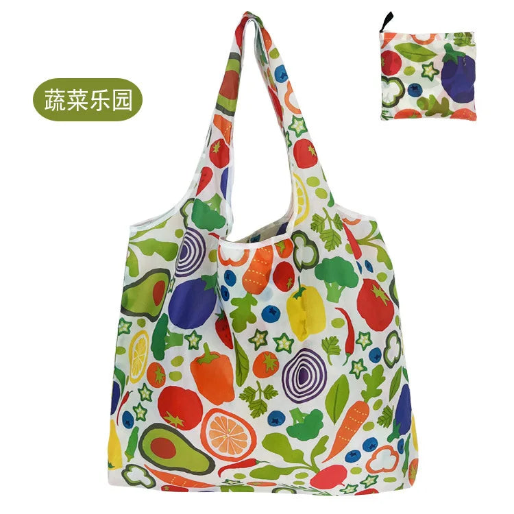 Big Eco Friendly Folding Shopping Bag Reusable Portable Travel Tote Handbag