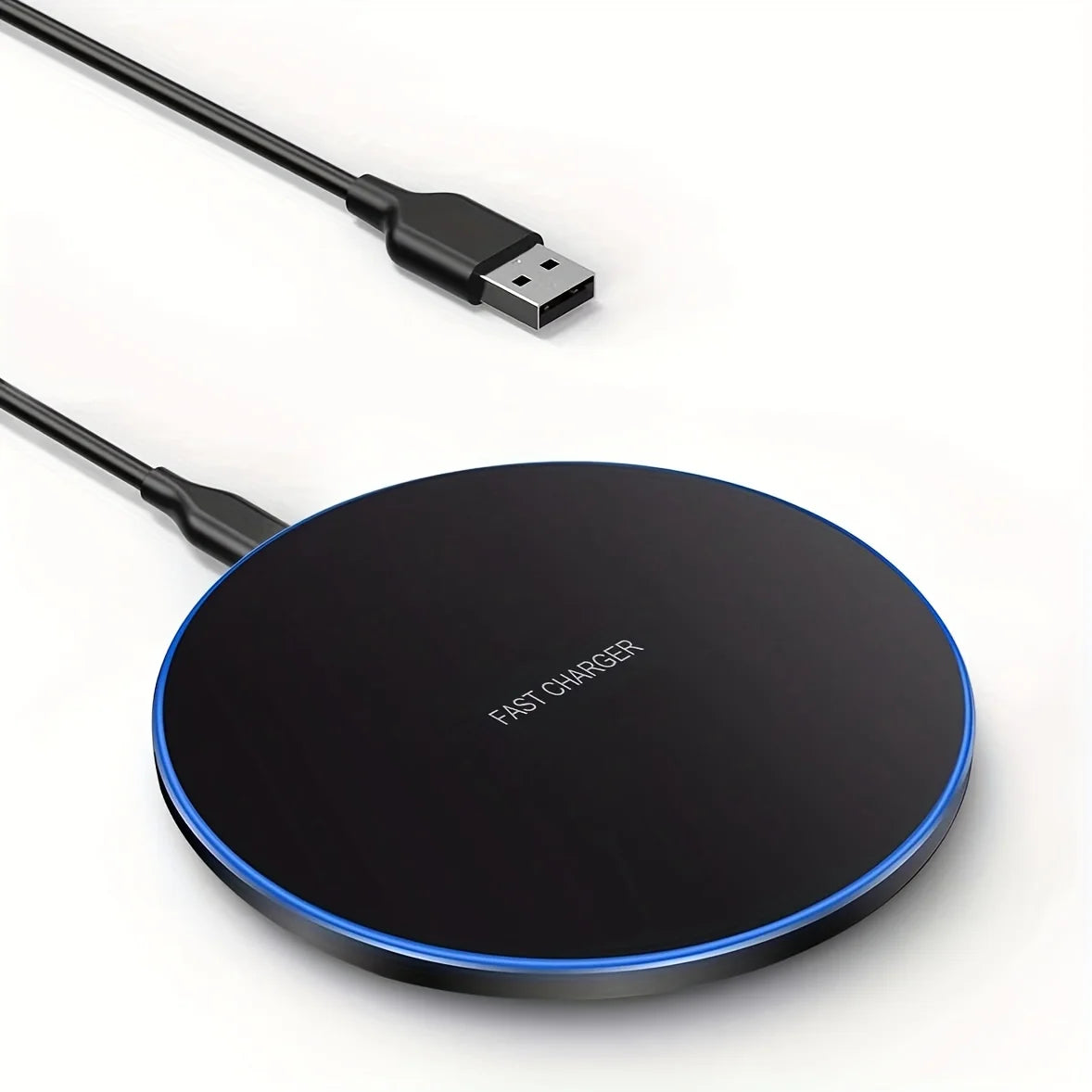 30W Wireless Charger Pad Fast Qi Charging Dock for Smartphones Devices