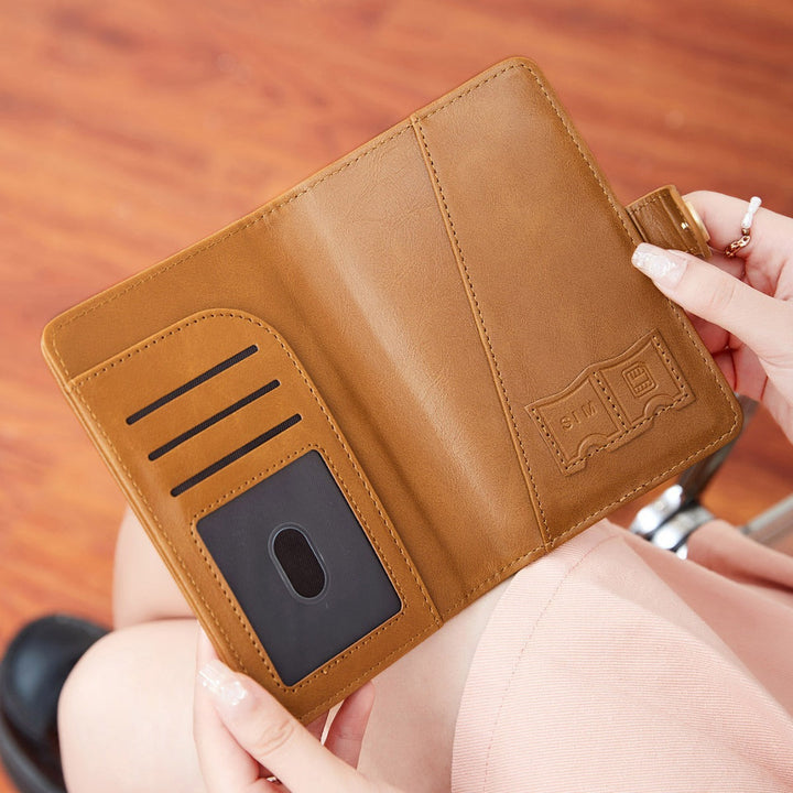 Portable Multifunctional Passport Holder Fashion Document Storage Protective Travel Cover Case