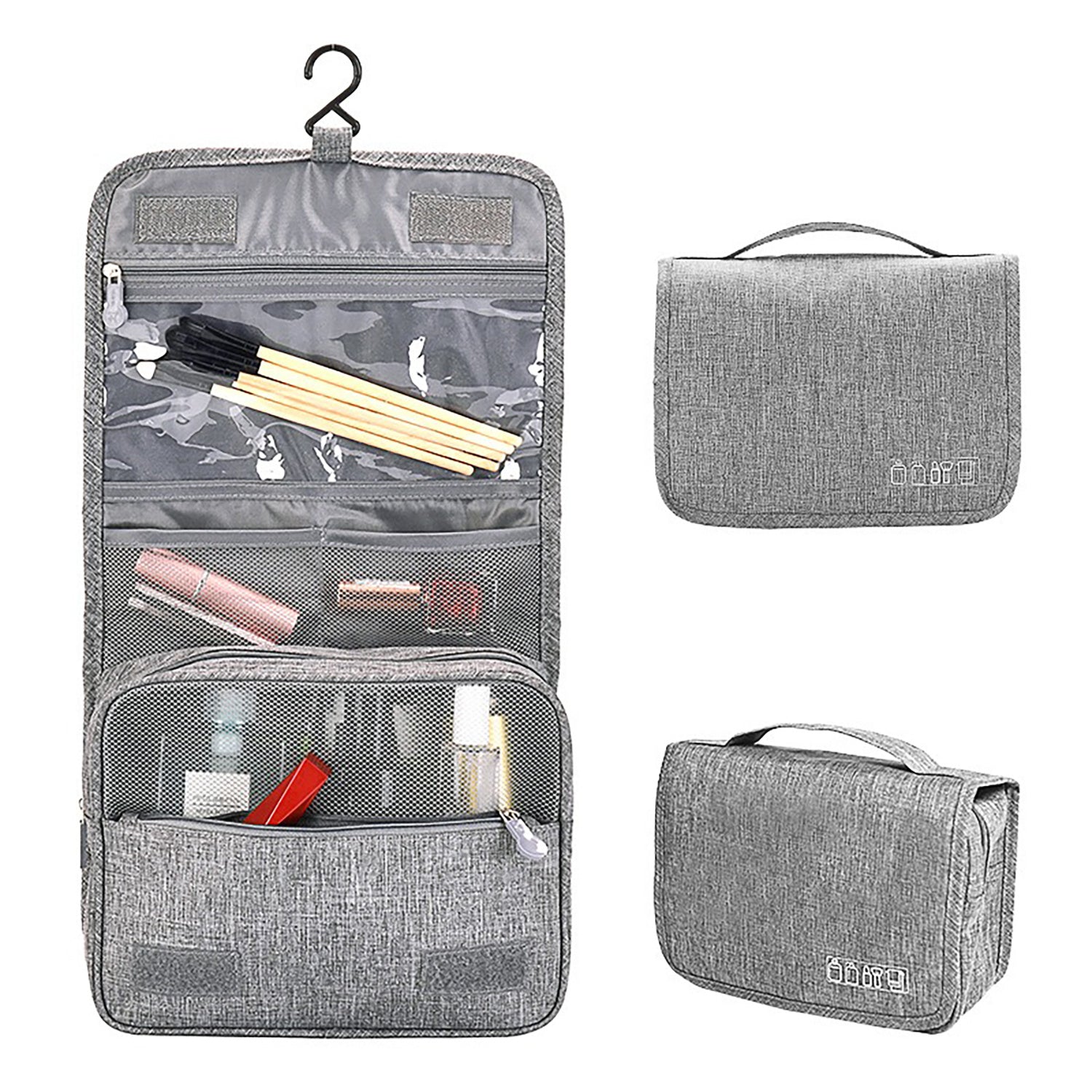 Travel Hanging Toiletry Bag Waterproof Makeup Organizer Cosmetic Wash Storage Case
