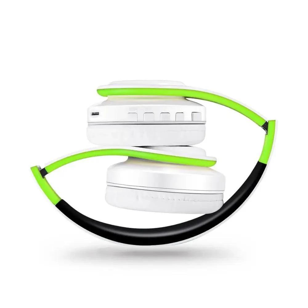 Folding Bluetooth Wireless Stereo Headphones with Mic Comfortable Modern Earmuffs Design