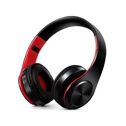Folding Bluetooth Wireless Stereo Headphones with Mic Comfortable Modern Earmuffs Design
