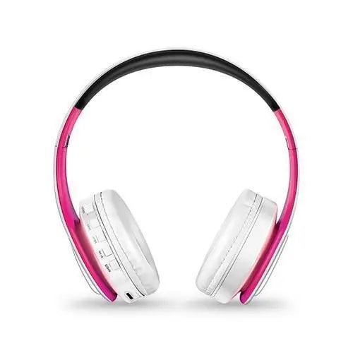 Folding Bluetooth Wireless Stereo Headphones with Mic Comfortable Modern Earmuffs Design