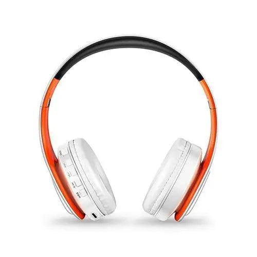 Folding Bluetooth Wireless Stereo Headphones with Mic Comfortable Modern Earmuffs Design