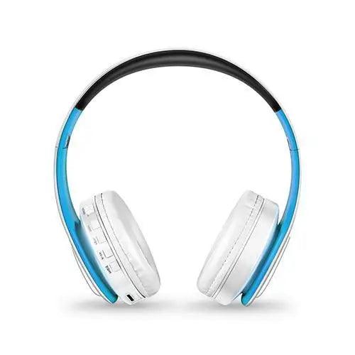 Folding Bluetooth Wireless Stereo Headphones with Mic Comfortable Modern Earmuffs Design
