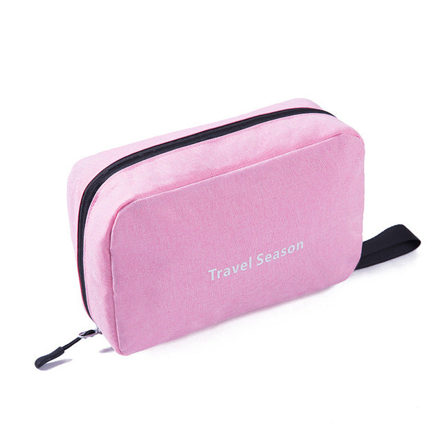 Nylon Vanity Toiletry Makeup Bag Travel Organizer Cosmetic Storage Case Pouch