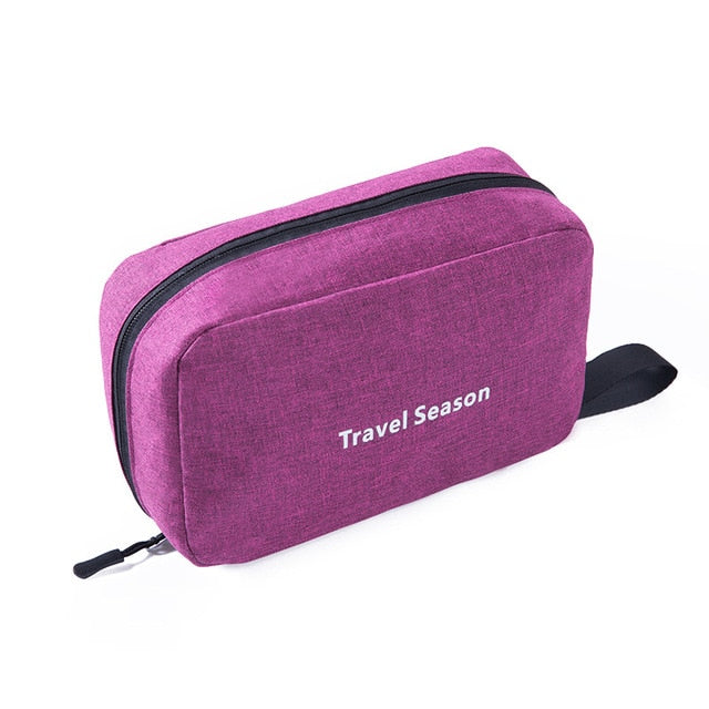 Nylon Vanity Toiletry Makeup Bag Travel Organizer Cosmetic Storage Case Pouch
