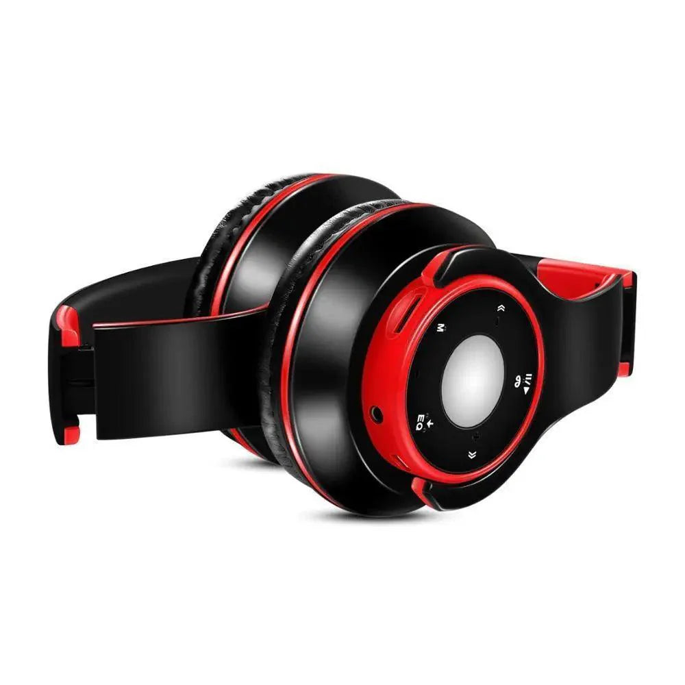 Wireless Bluetooth Foldable Headphones with FM Radio TF Card MP3 Support