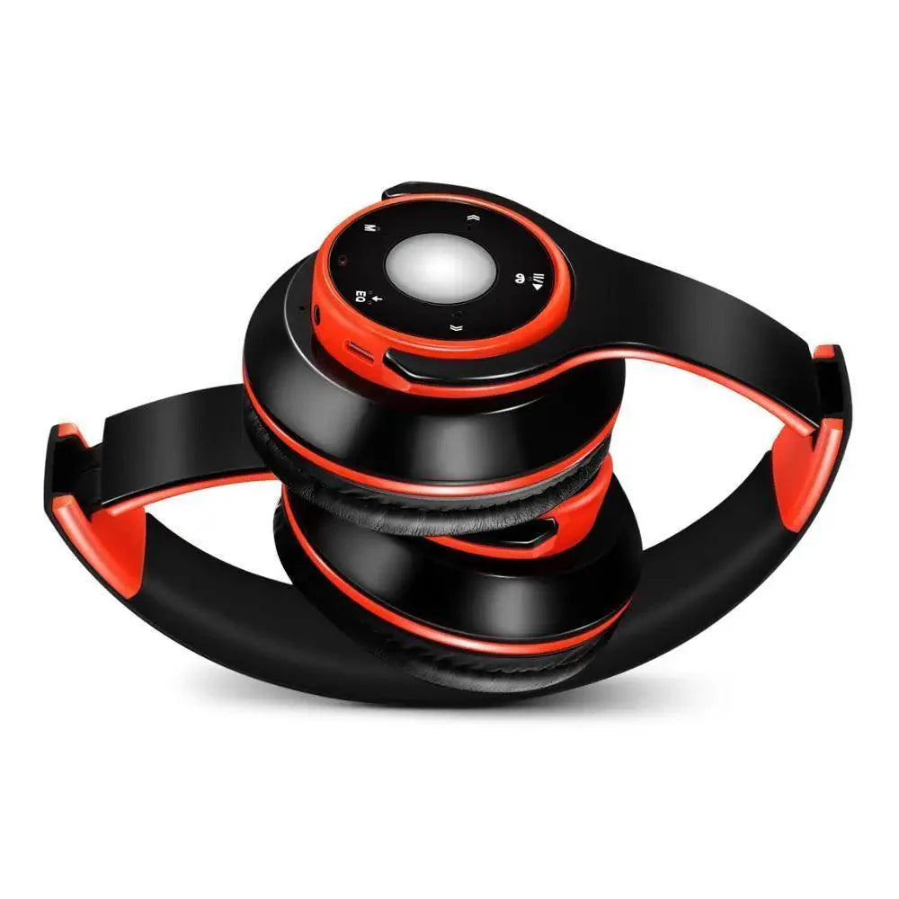Wireless Bluetooth Foldable Headphones with FM Radio TF Card MP3 Support