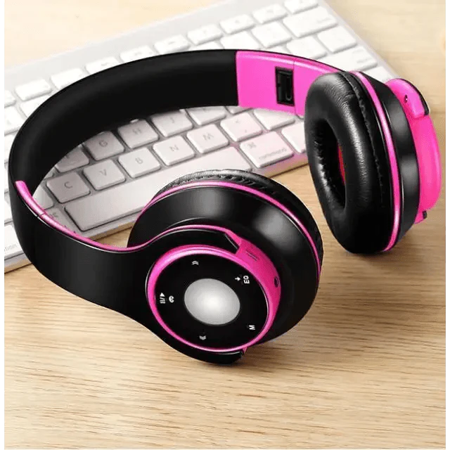 Wireless Bluetooth Foldable Headphones with FM Radio TF Card MP3 Support