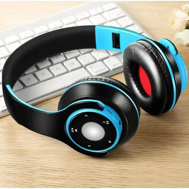 Wireless Bluetooth Foldable Headphones with FM Radio TF Card MP3 Support